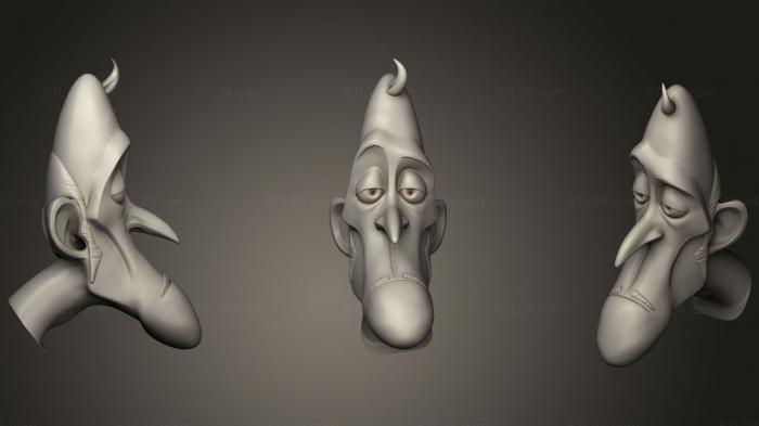 Игрушки (Банановая голова, TOYS_0429) 3D модель для ЧПУ станка